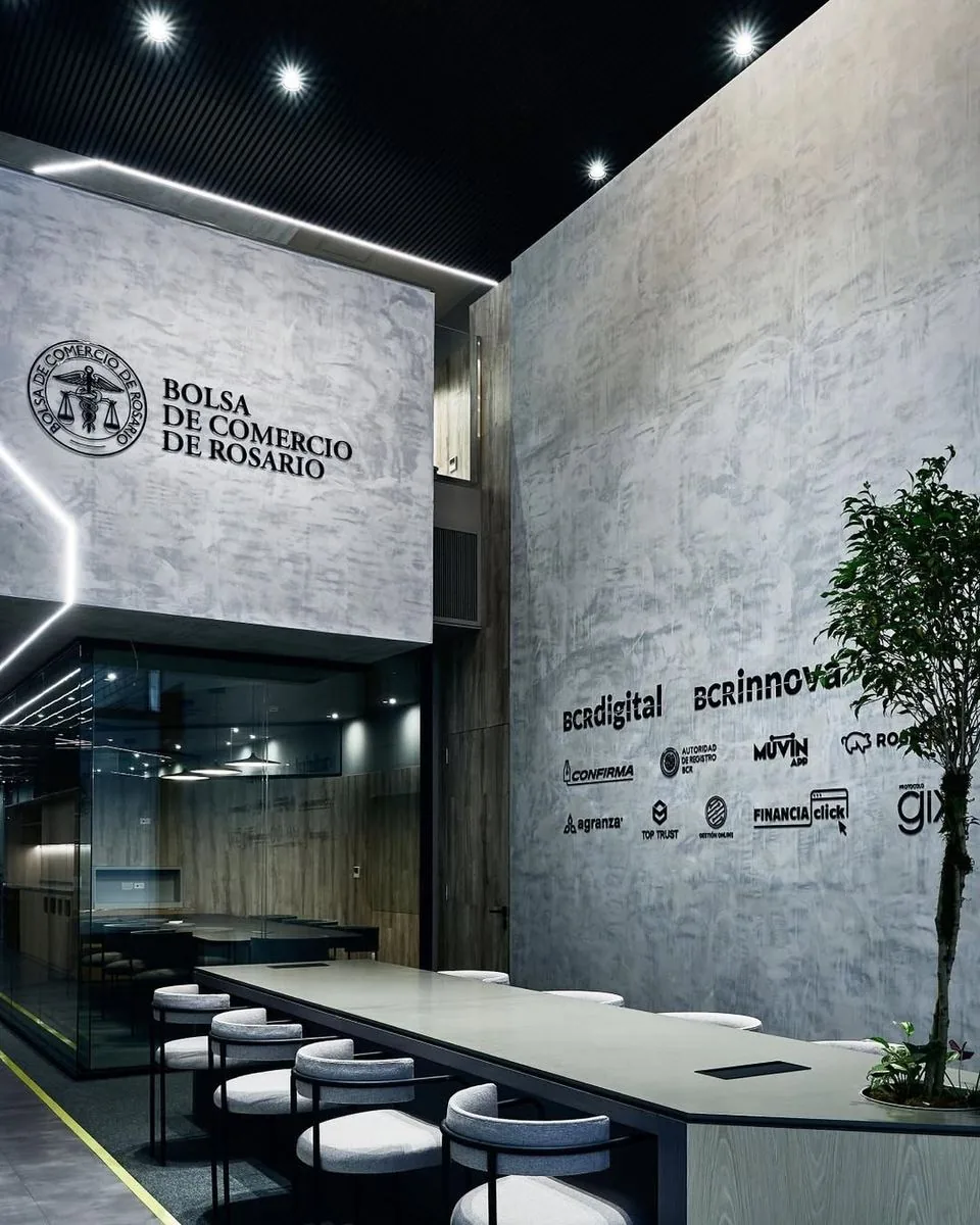 Logos 3D edificio corporativo Rosario